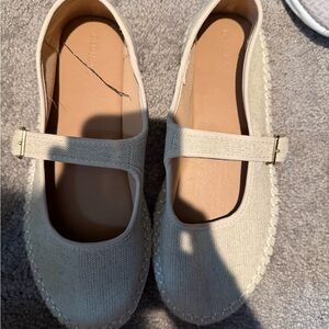 Old Navy Cream Mary Jane Loafers